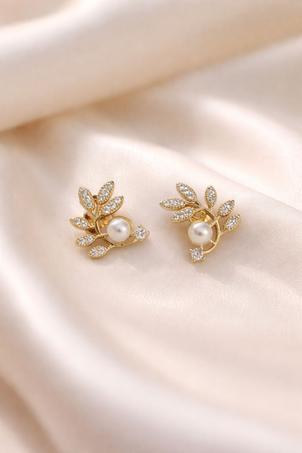 Arete Pequeño Hojas