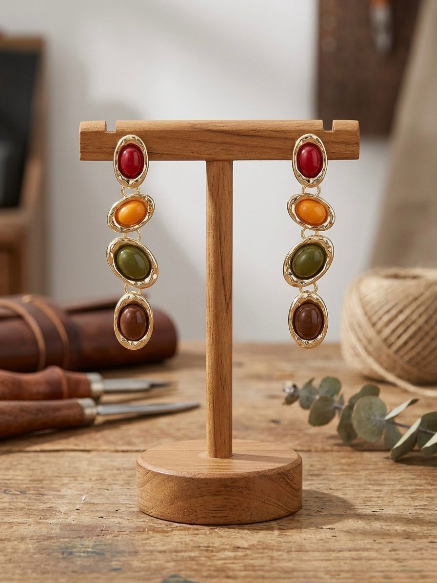 Arete Largo Colores