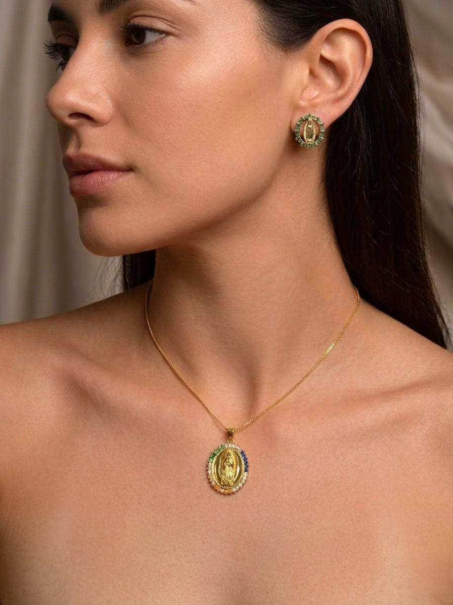 Conjunto Virgen de Guadalupe Colores