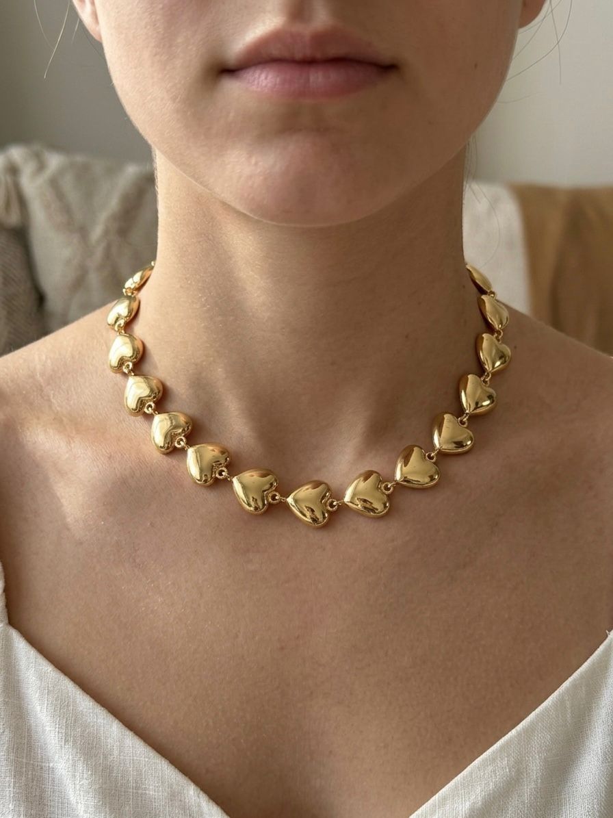 Collar Corazones