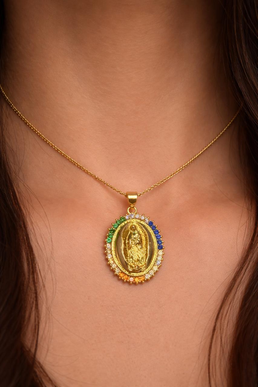 Conjunto Virgen de Guadalupe Colores