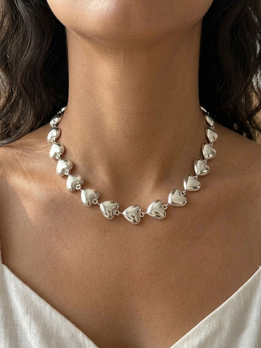 Collar Corazones