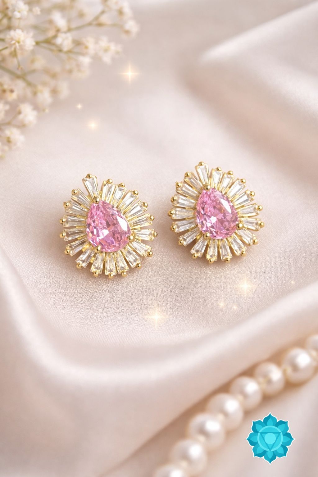 Pendiente Dorado Elegante Tipo Gota